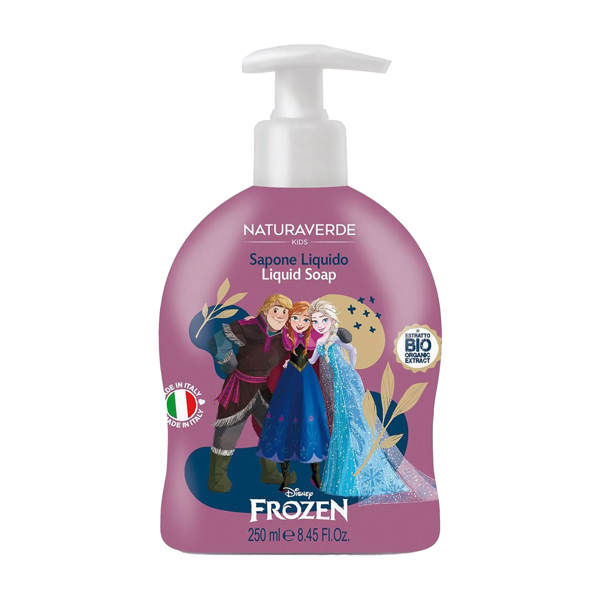 Дитяче рідке мило Naturaverde Kids Disney Frozen II Liquid Soap, 250 мл